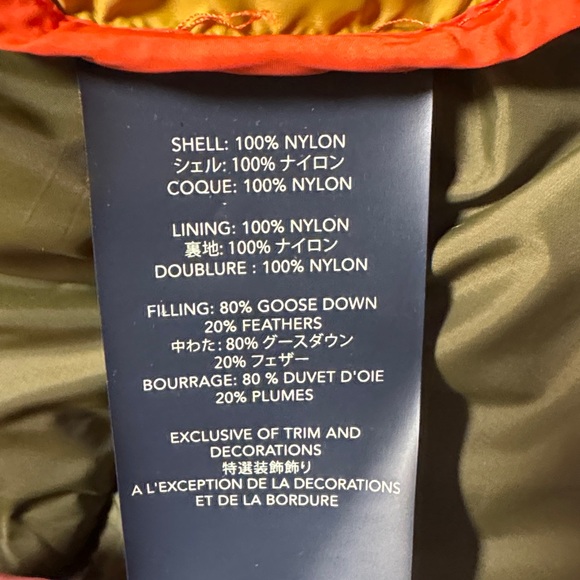 THE GREAT. OUTDOORS The Down Polar Puffer Patchwork Bandana Hooded Jacket M - Picture 8 of 16